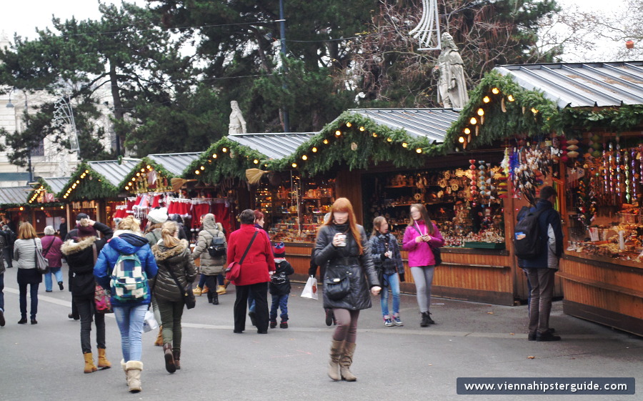 Rathausplatz Weihnachtsmarkt / Christmas market, Vienna - Wien