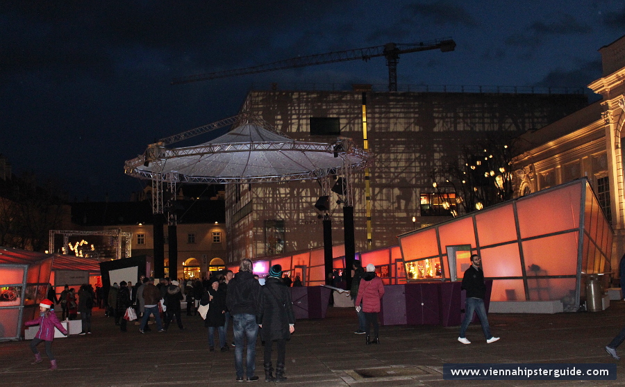 MuseumsQuartier Winter / Christmas market, Vienna - Wien