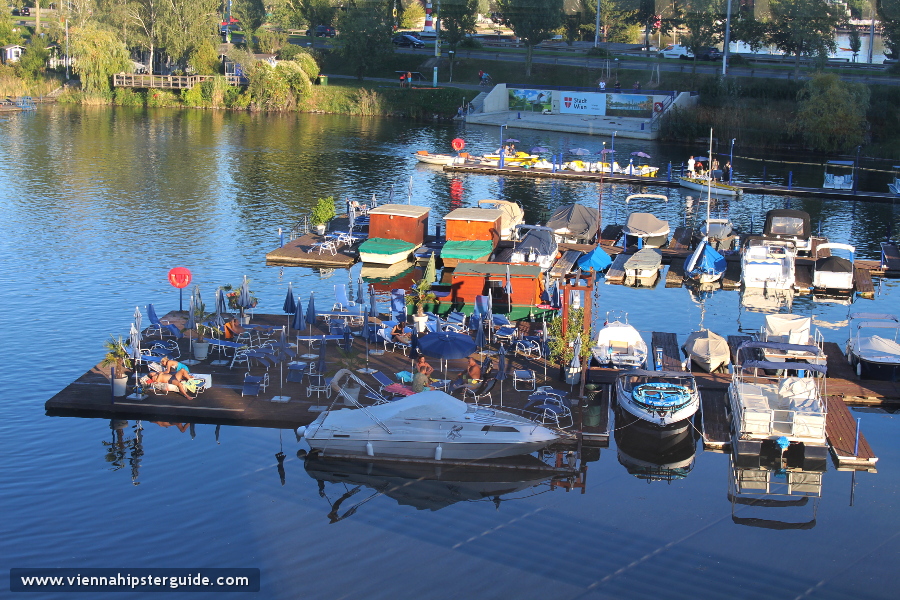 Alte Donau, Wien, Bootsverleih / Vienna, boat rentals