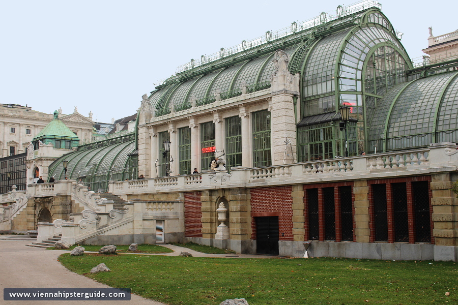 Palmenhaus in Burggarten, Vienna. Wien