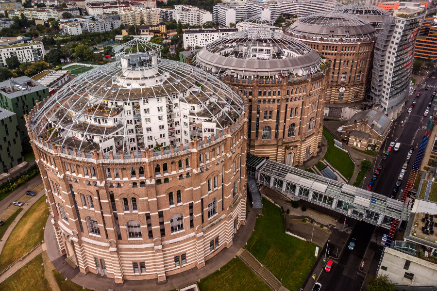 Gasometer, Wien - Vienna architecture