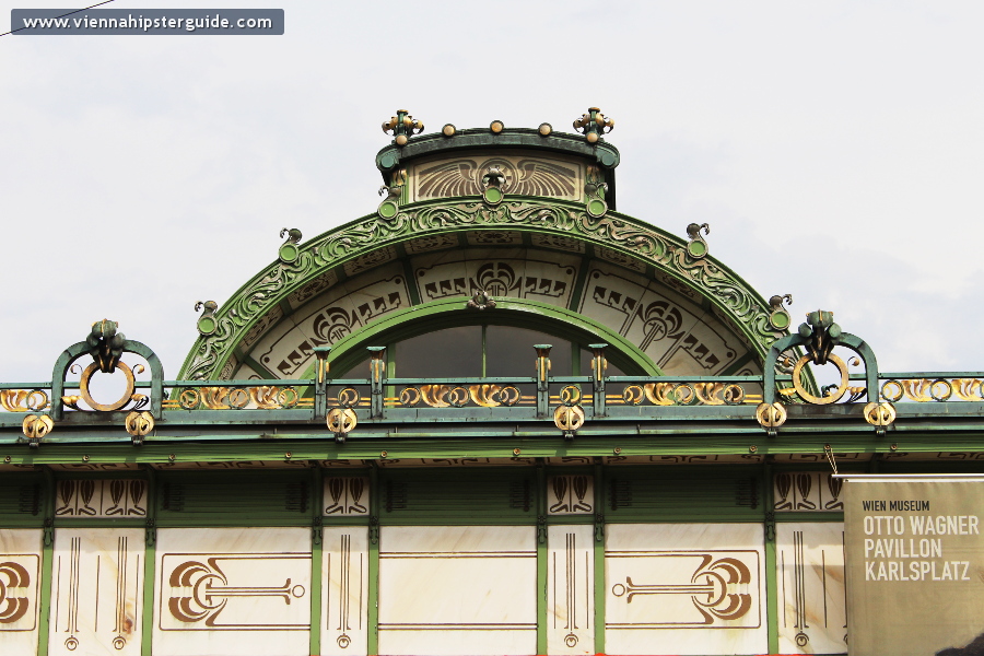 Karlsplatz, Otto Wagner Pavillon, Wien / Vienna - Jugendstil, Secession, Art Nouveau
