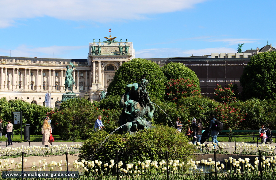 Volksgarten Wien - öffentlicher Park und Garten in Wien, Österreich